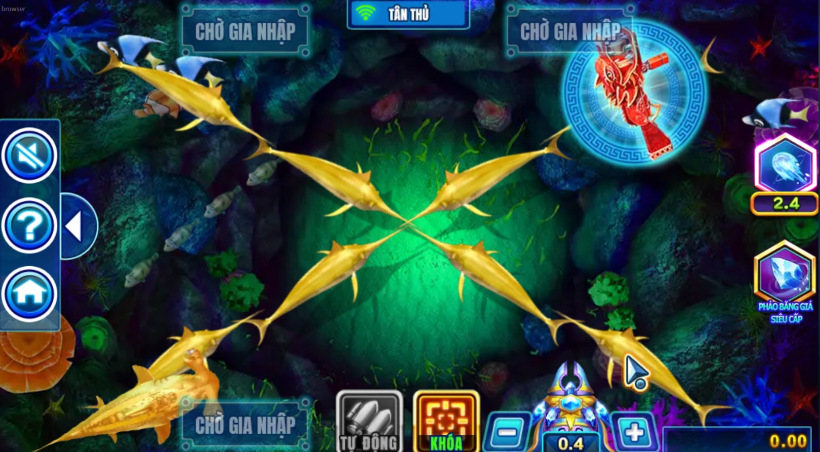 Bắn cá Long Vương nổi bật với đồ họa 3D